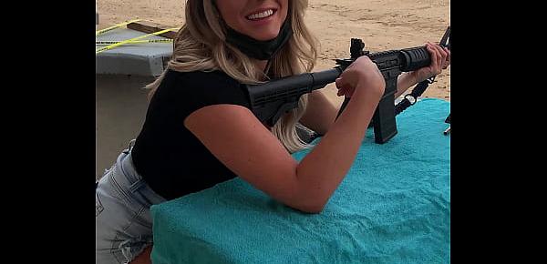  Big Tits Blonde Army Babe KAYLEY GUNNER is Locked and Loaded